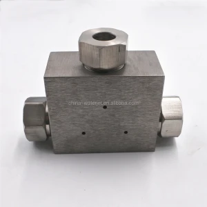 High quality Water jet high pressure pipe fittings uhp waterjet fitting water jet tee