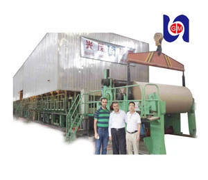 HIgh Speed Guangmao bambo pulp fluting paper making machine and paper processing machine