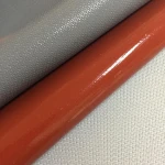 high temperature silica gel coated plain woven fiber glass cloth