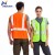 High visibility reflective cloth flashing safety led vest for outdoor working safety traffic warn