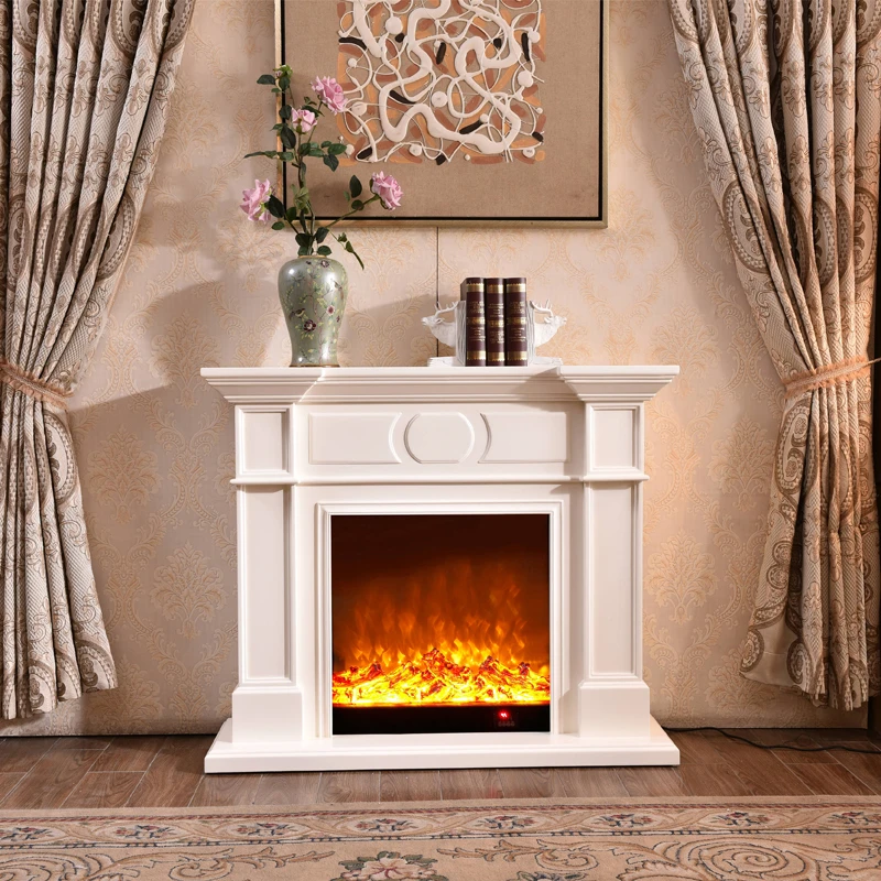 High Workmanship glass fireplace Popular antique outdoor electric fire place mantel