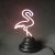 Import Hign Quality Neon Sculpture Real Glass Tube Flamingo Neon light Lamp DC5V Neon light Sign Handcraft from China