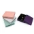 Import Holiday gift custom portable paper travel jewelry box with various color necklace box from China