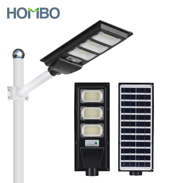 HOMBO Intelligent Integrated Motion Sensor 30watt 60watt 90watt 120watt LED Garden Solar Light