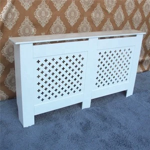 Home Furniture White MDF Medium Air Condition Heater Radiator Cover