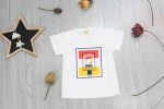 Hot Sale Baby Clothes Wholesale 100% Cotton High-quality Short Sleeve Summer Lovely Pattern T-shirt
