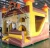 Import Hot Sale Bouncy House Inflatables Construction Combo Jumping Castle For Party Jumpers from China