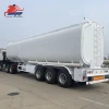 Hot Sale China Capacity Tri Axles Aluminum Oil Trailers Tank Fuel Tanker Truck Trailer For Sale