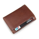 Hot Sale Crazy Horse Leather Men's Wallet Wholesale Retro Casual Leather Short Wallet / Wallet Multi-Card Holder 8105