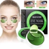 Hot Sale Custom Logo Green Tea Collagen Eye Mask Eye Treatment Mask Puffy Eyes