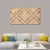 Import Hot Sale Fine Flora Pattern V White Art Wood Veneer Cork board and Memo board Wall Art from China