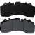 Import Hot Sale Good Quality Truck Brake Parts Best Brake Pads Brake Shoes WVA 29162 from China