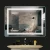 Import Hot Sale Lighted LED Bathroom Vanity Mirror with Mirror Heater from China