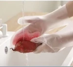 Hot Sale Magic Brush Dishwashing Tool Decontamination Cleaning Non Slip Kitchen Womens Waterproof Silicone Brush Durable