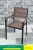 Import Hot Sale Outdoor Plastic Wood Table And Chair Set Courtyard Garden Restaurant Table and Chairs from China