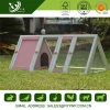 Hot Sale Pink Triangel Rabbit Cage Used For Outdoor Use