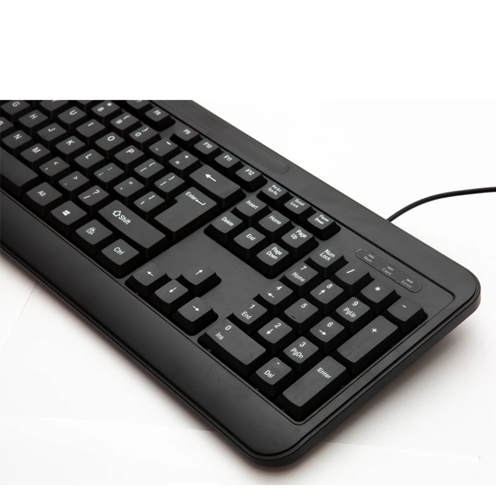 Hot sale USB Computer wired office keyboard