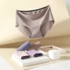 Hot Sales Microfiber Panties Seamless Underwear High and Low Waist Women Panties
