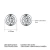 Import Hot sell Zirconia Earring Cubic Minimalist Latest Artificial Stud Earrings 925 sterling silver for Women engagement gifts from China