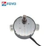 Hot Selling 110V 220V AC Micro Synchronous Geared Motor 50Hz 60Hz Oscillating Fan Motor Microwave Oven Mini AC Motor 4/5 r/min