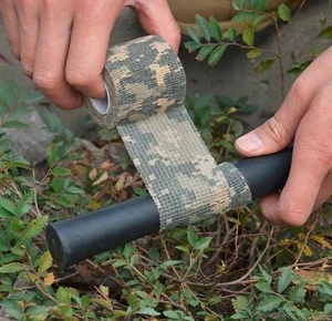 Hot selling Army Adhesive / Camouflage Tape / Stealth Wrap Outdoor Hunting