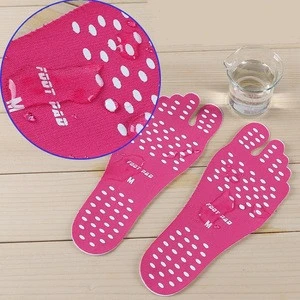 Hot selling Beach Waterproof Foot Pad nakefit Sticker Insoles