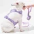 Import Hot Selling Factory Wholesale Custom Logo purple PVC Soft Hunting Waterproof small pet Dog Collar And Leash Harness Set from China