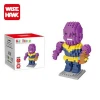 Hot selling plastic micro size brick super heroes mini figures building blocks marvel
