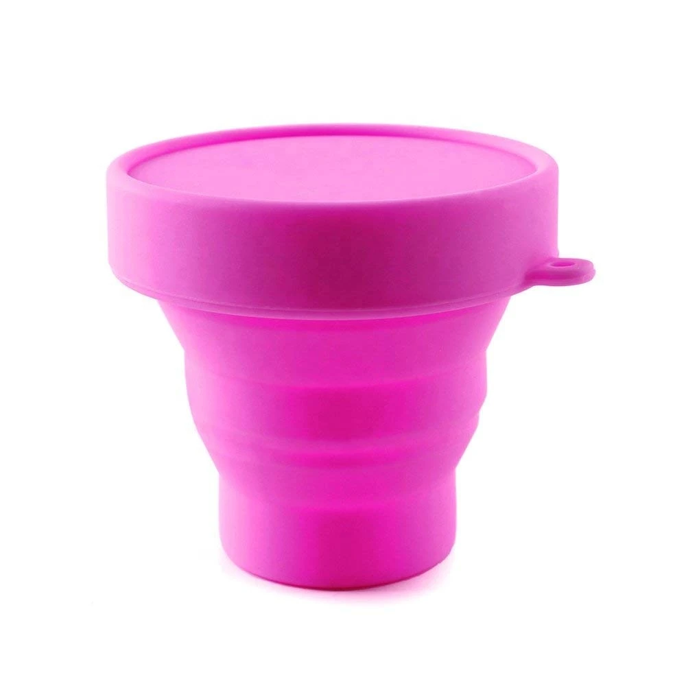 Hot Selling Silicone Collapsible Sterilizer Cups with Menstrual Cup Set