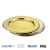 Import Hot selling stainless steel 201 wedding dining gold dishes plates under plates for wedding decoration from China