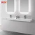 Hotel Bathroom Furniture Supplier Vanity Set White Marble Wash Basin