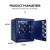 Import Hotel Deposit watch winder parts cabinet safe box with PU Leather LED light for wristwatch collect from China