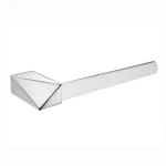 Hotel style chrome brass bathroom accessories single towel bar