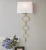 Import hotel wall lamps American copper wrought iron single head wall lamp living room fabric bedroom bedside lamp from China