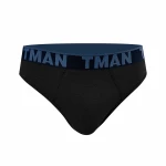 Hotsale melange men's briefs cotton fashion customize logo men underwear boxer briefs
