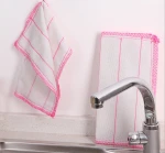 Household kitchen fiber absorbent oil-free dishcloth cleaning cloth factory direct sales