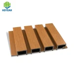 HOYEAH Co-extruded wood grain cladding siding Outdoor wood plastic Composite decorative cladding wood plastic wallboard