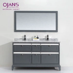 Hpme equipment cabinet marble top bathroom vanities with vessel sink