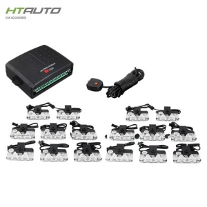 HTAUTO Truck Vehicle Blink Flash  Emergency Surface Mount Led DRL Car Grille Light