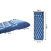 HUMYUH Camping Backpacking Compact Ultralight Sleeping Air Pad Insulated Inflatable Camping Mat Sleeping Pad With Pillow