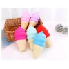 Ice cream shape children money girl small silicone wallet coin mini travel key ladies wallet