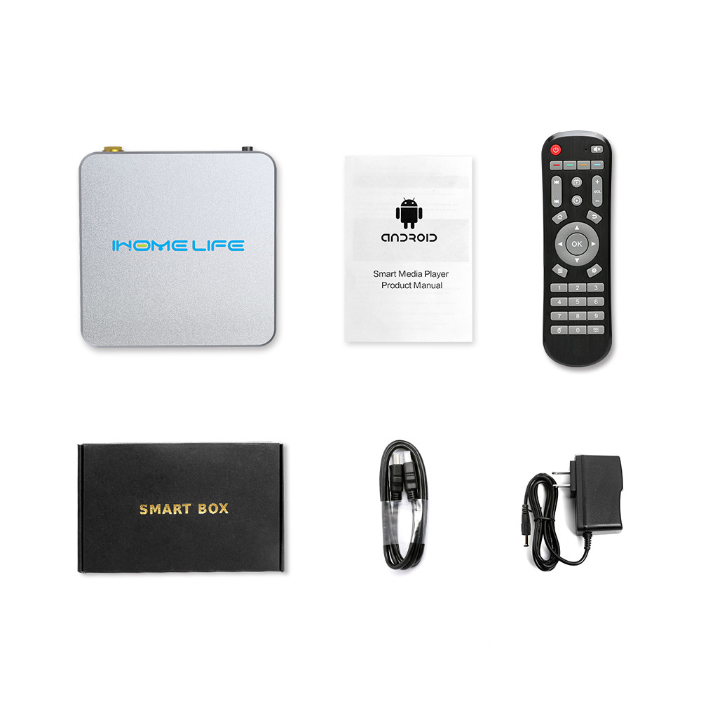 Buy Ihomelife 4k Cheapest Android Tv Box 4gb64gb Alumina 4k Android ...