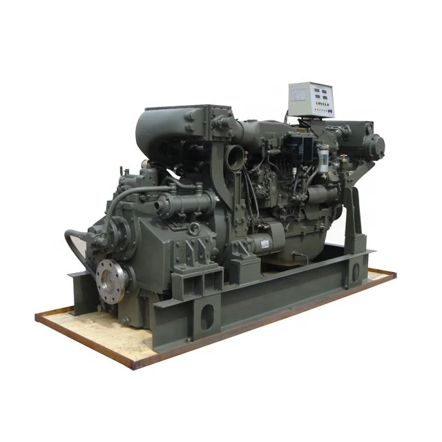 IMO Tier II emission standard and water cooled 550HP BAUDOUIN marine engine