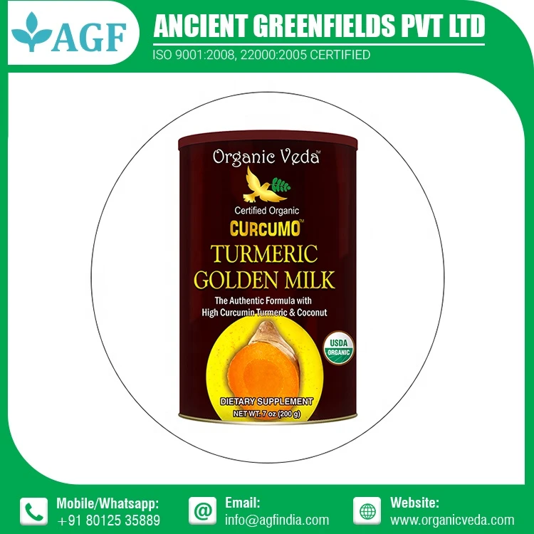 Indian Organic Turmeric Powder Price / Turmeric Golden Milk Powder
