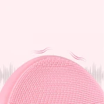induction beauty product skin care silicone face cleansing instrument with hand-held design electric cleansing instrument