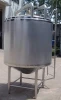 Industrial liquid mixing tank double mixer