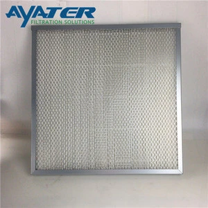 Industry air filter 593*593*51 stainless steel dust filter mesh