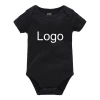 Infant Onesie 100% Cotton Custom Logo Printing Plain Blank Baby Boys&#x27; Clothing Rompers