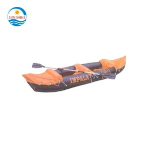 inflatable kayak /boat/canoe on water