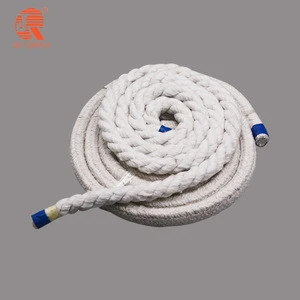 insulation ceramic fiber rope gasket twisted ceramic fiber yarn